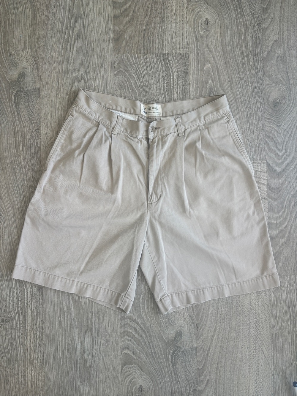 Old Navy Pleated Khaki Shorts